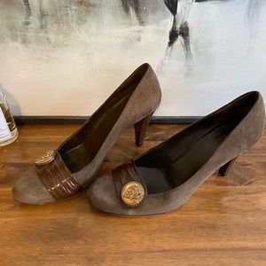 Gucci Suede Heels 9.5 Made In Italy